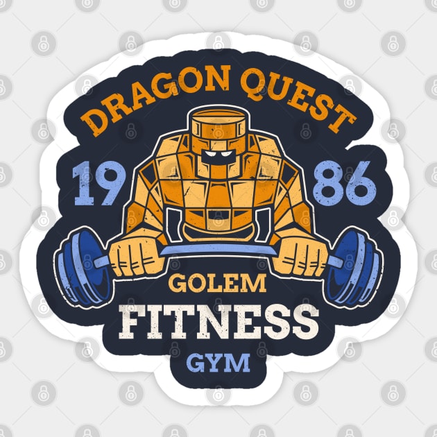 Golem Gym Sticker by logozaste